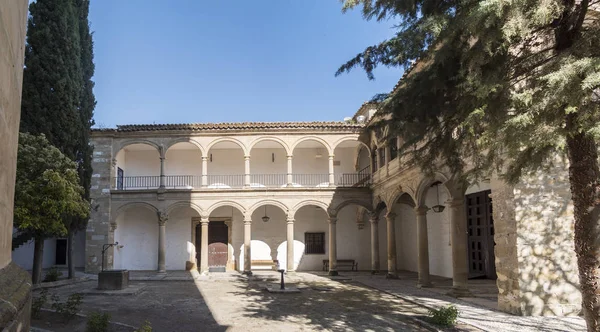 Savior Chapel (El Salvador) Courtiyard, Ubeda, Jaen, Spagna — Foto Stock