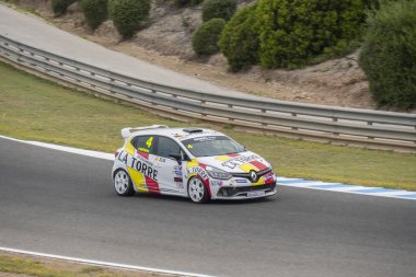 CADIZ - MAY 28: Clio Cup Spain at Jerez de la Frontera Circuit o