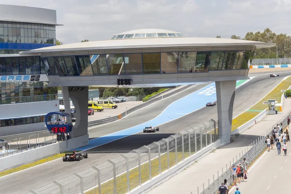 Cadiz - 28. května: Světové série Formule V8 3.5 v Jerez de la přední — Stock fotografie
