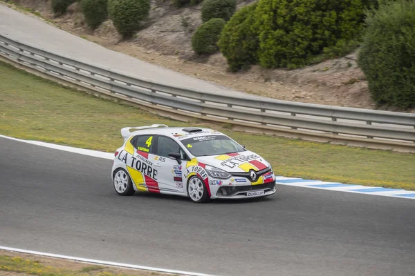 CADIZ - MAY 28: Clio Cup Spain at Jerez de la Frontera Circuit o — Φωτογραφία Αρχείου