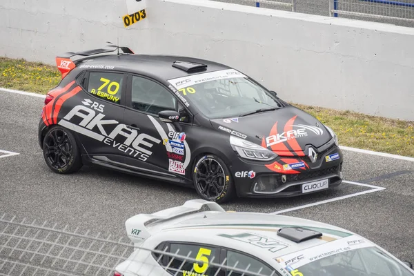 CADIZ - MAY 28: Clio Cup Spain at Jerez de la Frontera Circuit o — Stockfoto