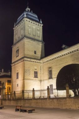Hospital de Santiago at night, Ubeda, Jaen, Spain