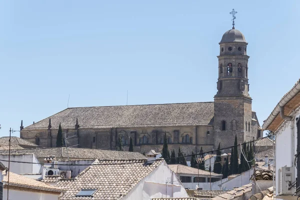 Katedral Baeza, kota Baeza (Situs Warisan Dunia), Jaen, Spanyol Stok Foto