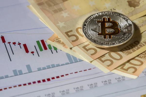 Cryptocurrency paralar üzerinden satın almak ve satmak ticaret grafik ve euro 