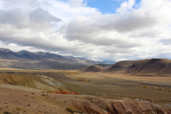 Altay Dağları Nın Eteklerinde Güney Sibirya Rus Cumhuriyeti Stok Fotoğraf