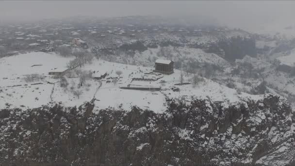 Temple of Garni - pagan temple in Armenia — Stock Video