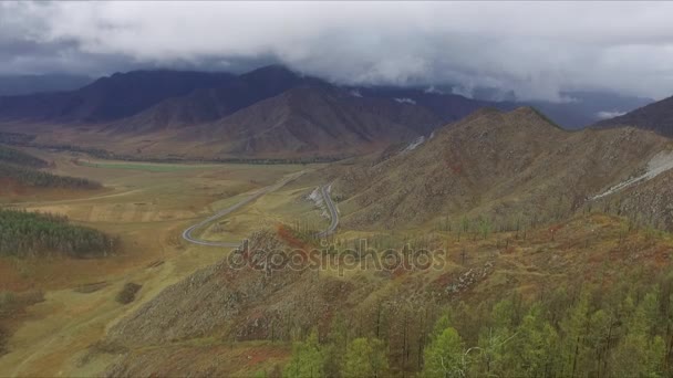 Colinas en el Altai — Vídeos de Stock
