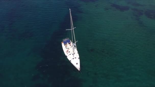Jachting v krásné Řecko — Stock video