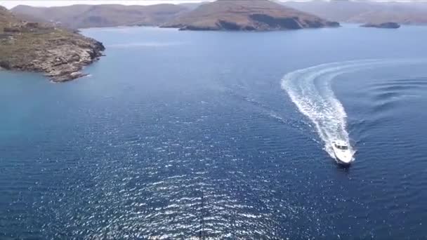 美しいギリシャのヨット — ストック動画
