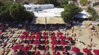 Yunanistan'da Mykonos Beach