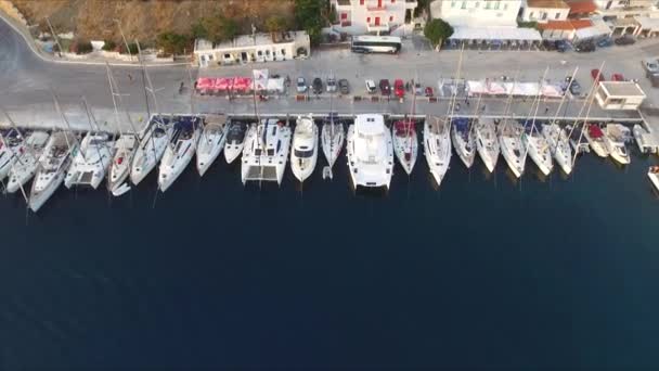 Yachting nella bella Grecia — Video Stock