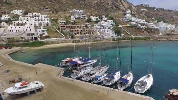 Yachting in mooie Griekenland — Stockvideo