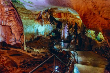 Marble Cave Chatyrdag plateau Crimea by Sergey Nosov clipart