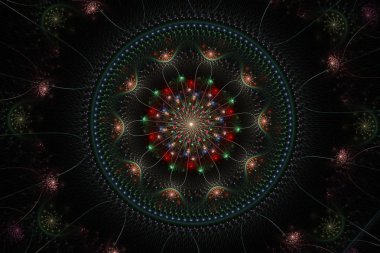 bilgisayar tarafından oluşturulan fraktal resim