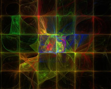 bilgisayar tarafından oluşturulan fraktal resim