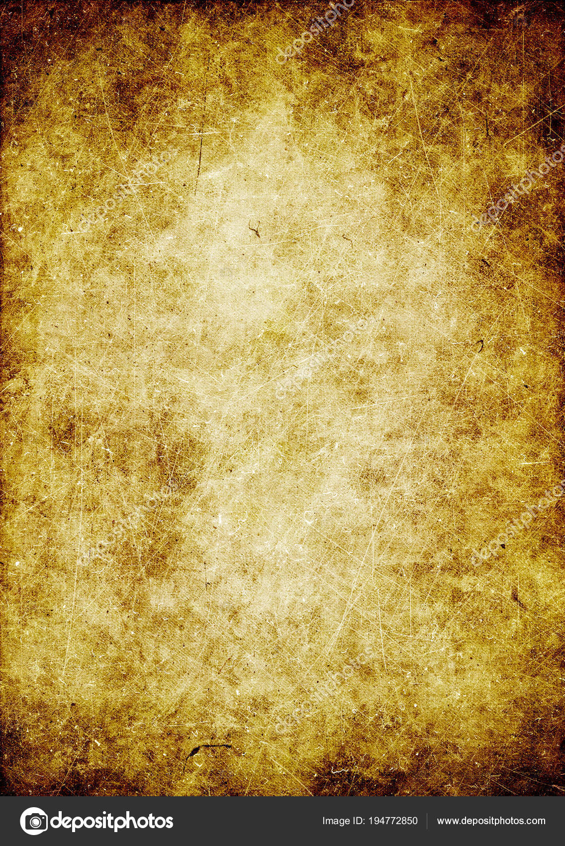 Wall Mural old yellow brown vintage parchment paper texture 