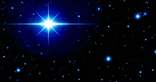 Outer space, many stars, glitter star, bright blue star, night s