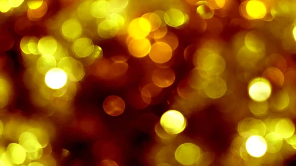 Gouden feestelijke bokeh achtergrond, onscherp, wazig, cirkels, br — Stockfoto