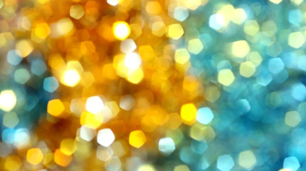 Gouden wazig bokeh achtergrond, vakantie, Kerstmis, feest, brig — Stockfoto