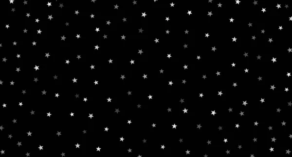 Abstrato Artístico Preto Fundo Com Branco Bokeh Estrelas — Fotografia de Stock