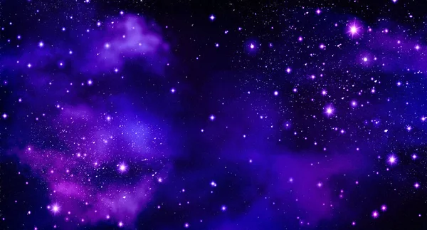 점성술 천문학 별들의 보라색 — 스톡 사진