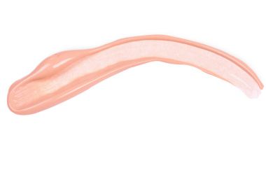 Sıvı makyaj Vakıflar damla beyaz zemin üzerine sürün..