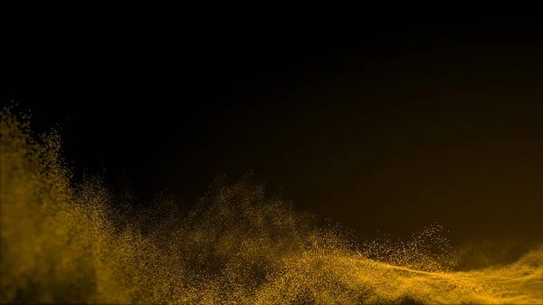 Soyut dalga parçacıkları arka plan, nokta dalgası. Bokeh Parçacıkları Arkaplanı. 