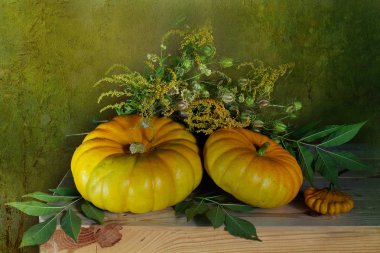 sonbaharda hasat sebzeler