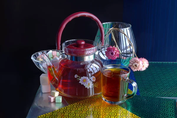 Teapot Cup Hot Tea Tea Ceremony — Stock Photo, Image