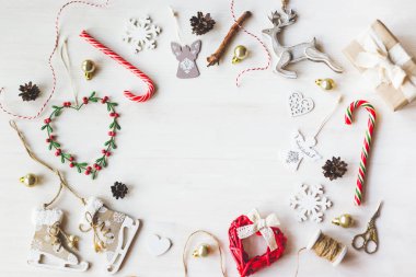 Şirin vintage Noel hediyeleri şablonu