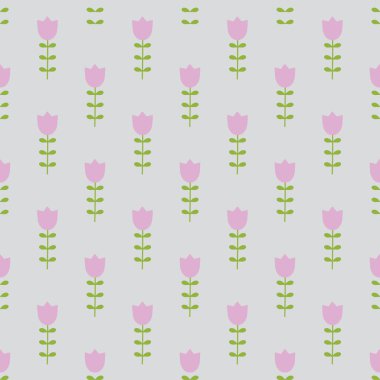 mooie pastel naadloze bloemmotief