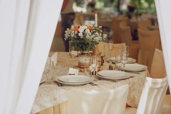 Banquet de mariage restaurant — Photo