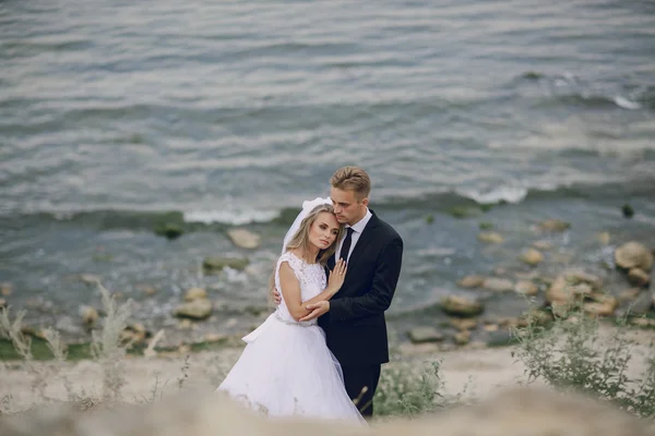 Giorno del matrimonio a odessa — Foto Stock