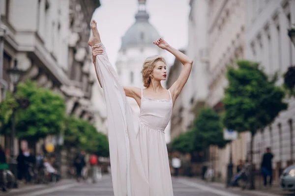 Hochzeitstag in Budapest — Stockfoto