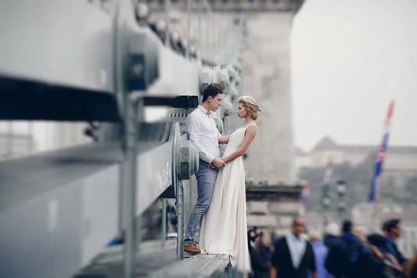 Την ημέρα του γάμου στη Βουδαπέστη — Φωτογραφία Αρχείου