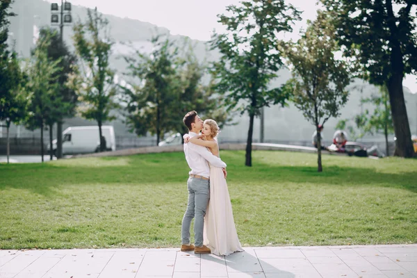 Dia do casamento em Budapeste — Fotografia de Stock