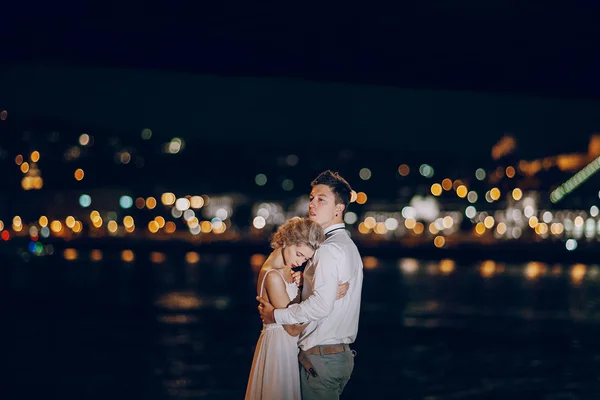 Hochzeitstag in Budapest — Stockfoto