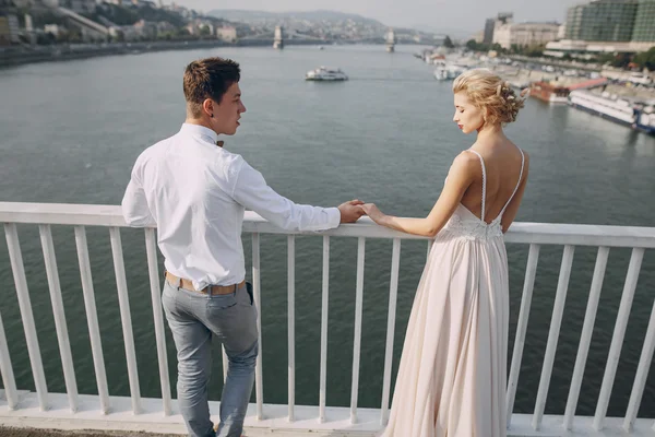Día de la boda en Budapest — Foto de Stock