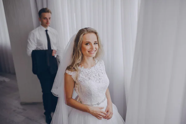 Giorno del matrimonio a odessa — Foto Stock