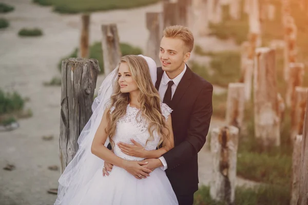 Esküvő napján Odesszában — Stock Fotó