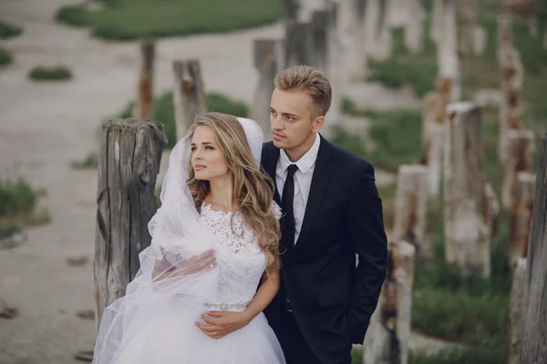 Wedding day in odessa — Stock Photo, Image