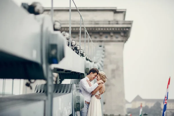 Jour de mariage à Budapest — Photo