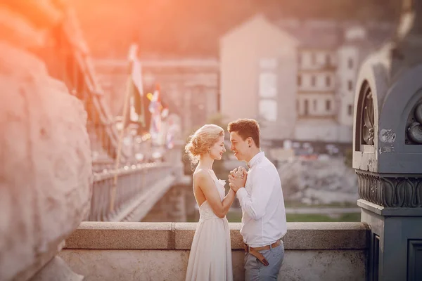 Día de la boda en Budapest — Foto de Stock