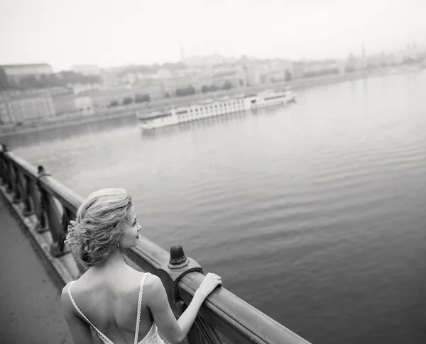 Trouwdag in Boedapest — Stockfoto