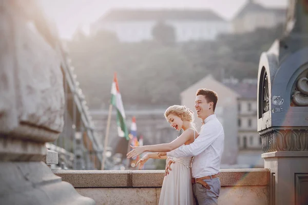 Día de la boda en Budapest — Foto de Stock