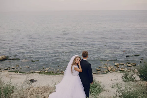 Wedding day in odessa — Stock Photo, Image