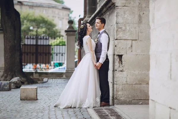 Casamento real na cidade velha — Fotografia de Stock