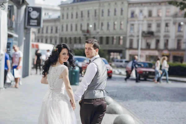 Casamento real na cidade velha — Fotografia de Stock