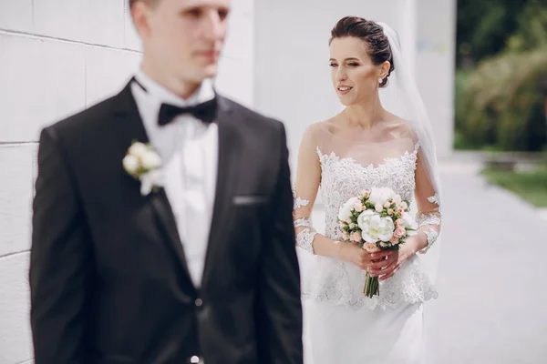 Bride and groom — Stock Photo, Image