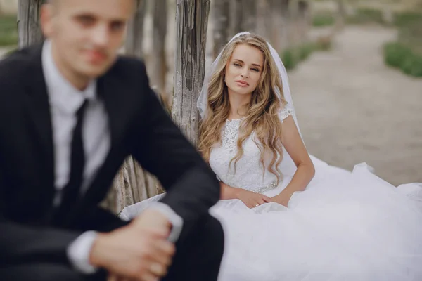 Wedding day in odessa — Stock Photo, Image